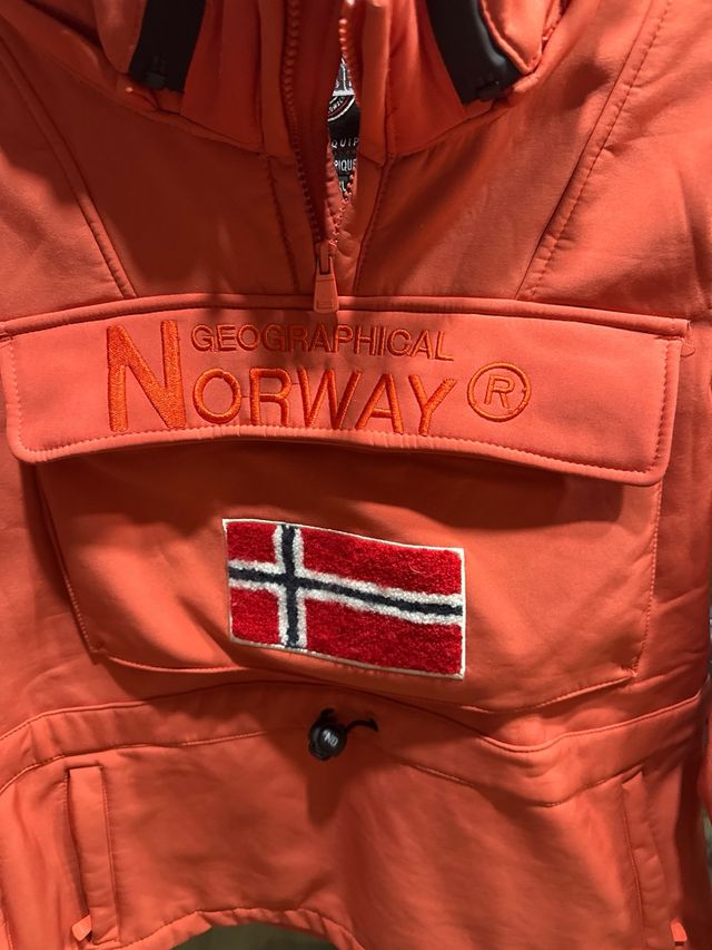 Chaqueta Geographical Norway Naranja Talla 4XL