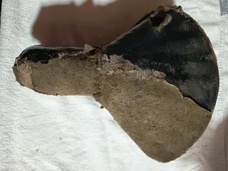 Sillín de bicicleta antiguo