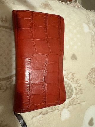 Portafoglio Coccinelle in pelle bordeaux