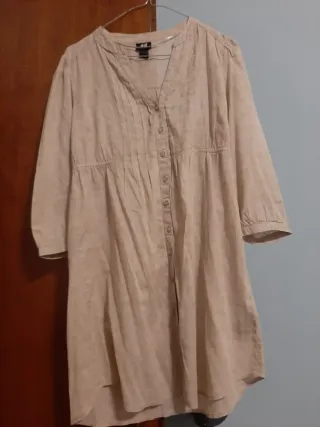 Camicia lunga H&M beige
