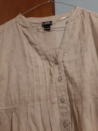 Camicia lunga H&M beige