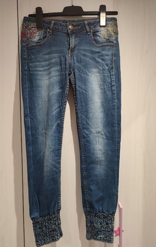 Pantalón tejano mujer Desigual Talla 40