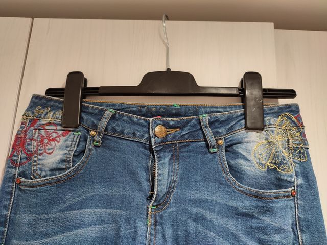 Pantalón tejano mujer Desigual Talla 40