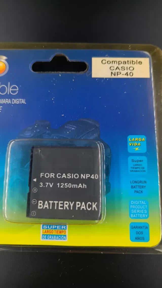 NP40 Casio batería de 3.7v
