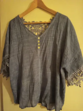 4 Camisas Mujer Talla Única