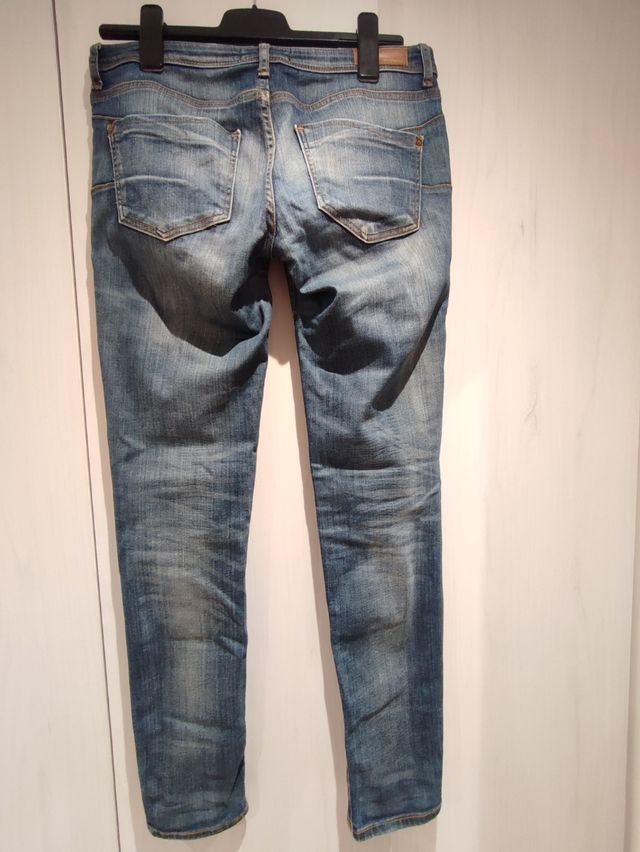 Pantalón tejano mujer Mango Talla 38