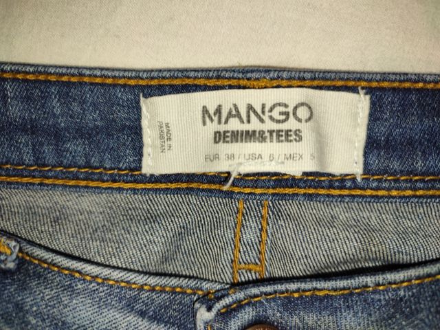 Pantalón tejano mujer Mango Talla 38