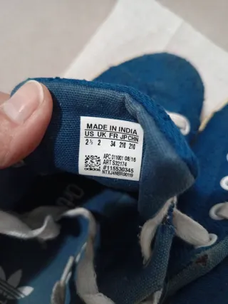 Adidas Stan Smith Azul Talla 34