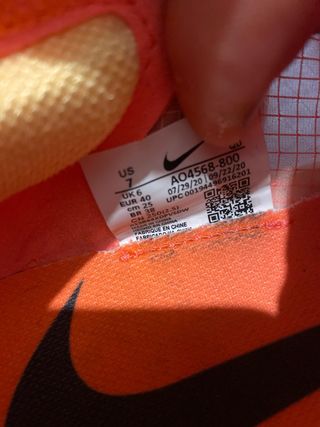 Nike Vaporfly Naranja/Rosa