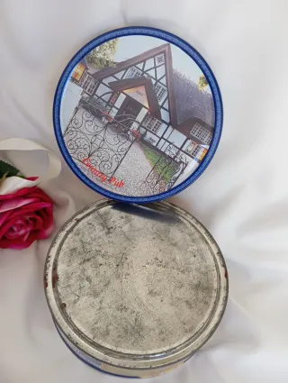 Collezionismo Scatola Latta Vintage Country Pub