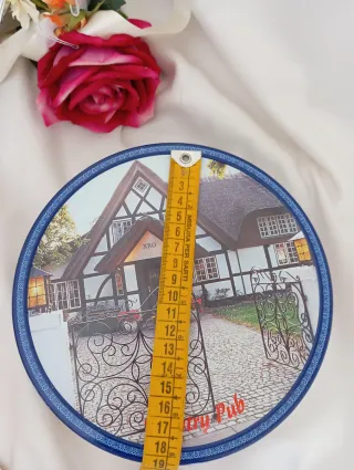 Collezionismo Scatola Latta Vintage Country Pub