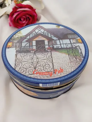 Collezionismo Scatola Latta Vintage Country Pub