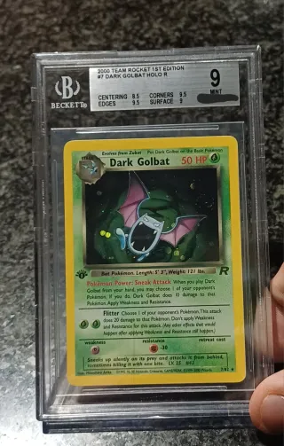 Dark Golbat Holo 1st Edition BGS 9