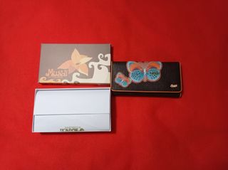 Cartera Cuero Mariposas Multicolor