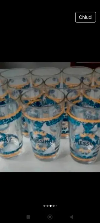 Set 12 Bicchieri Messina 20cl Nuovi