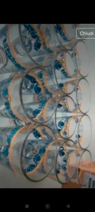 Set 12 Bicchieri Messina 20cl Nuovi