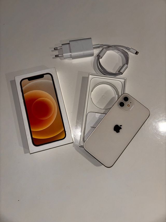 iPhone 12 Bianco/Argento