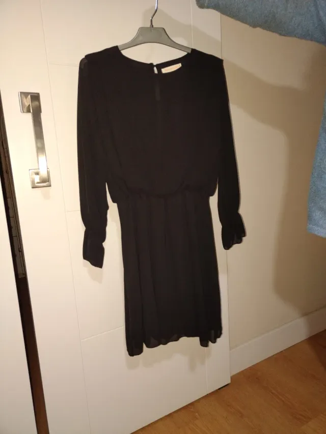 Vestido negro mujer