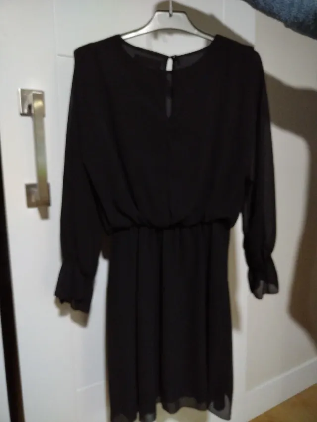 Vestido negro mujer