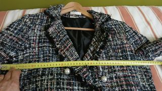 Chaqueta Tweed Estilo Coco Chanel