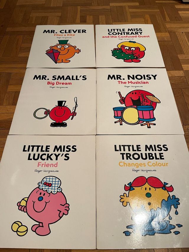 12 libros en inglés Mr and Mrs xxx