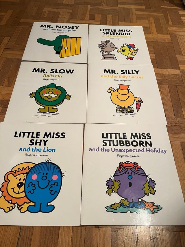 12 libros en inglés Mr and Mrs xxx