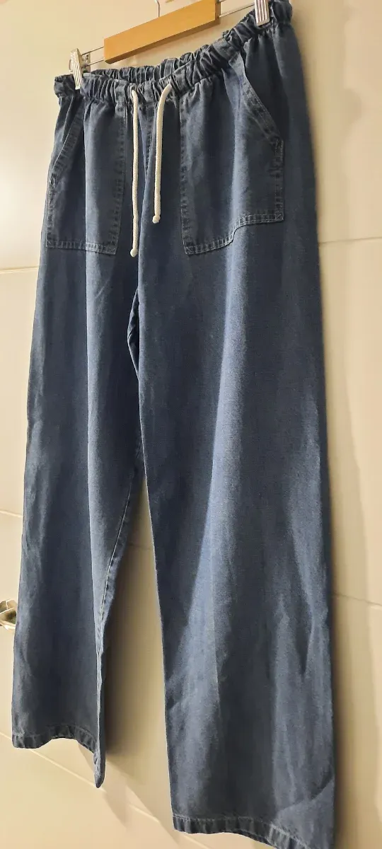 Vaqueros anchos mujer