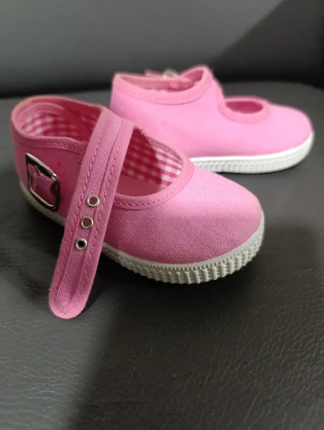 Zapatos niña rosa Talla 19