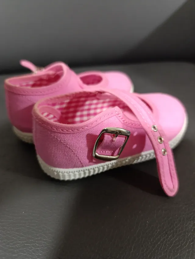 Zapatos niña rosa Talla 19