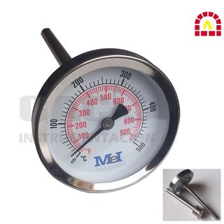 Termómetro Horno Bimetálico 63mm 500°C