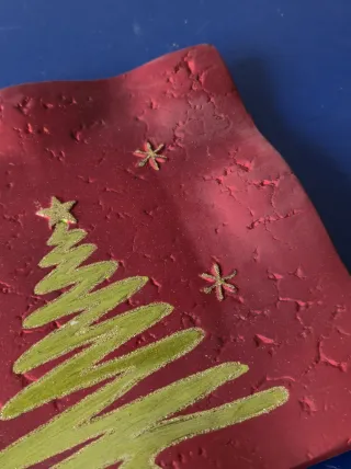 Piatto svuotatasche natalizio