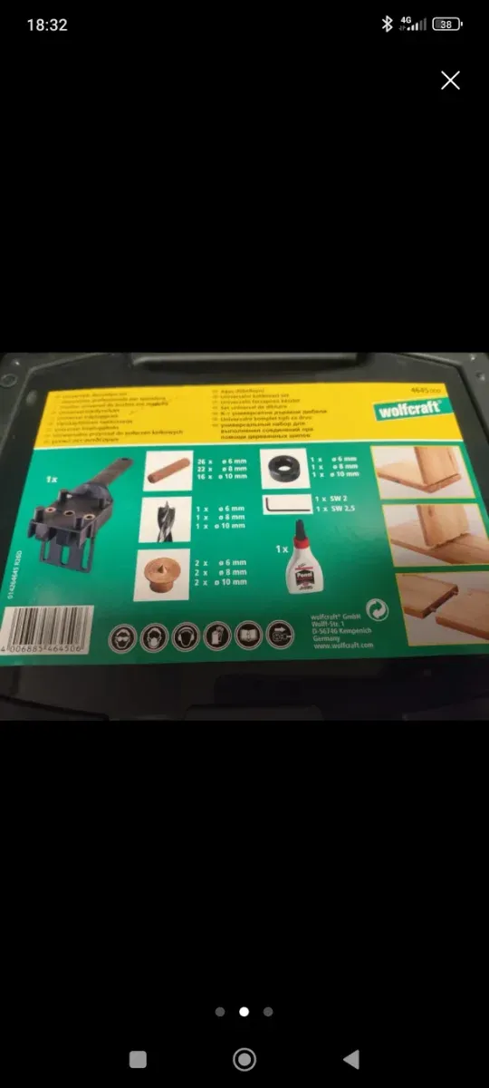 Maletín de ensamblaje Wolfcraft