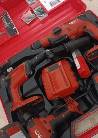 Kit Hilti 3 piezas: Taladro y atornilladoras