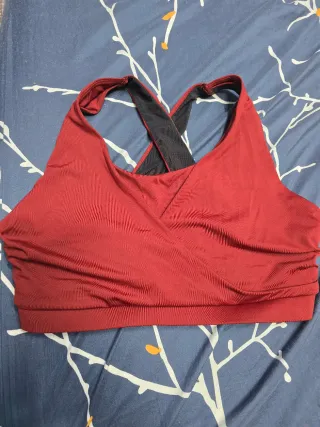 Reggiseno sportivo premaman Bordeaux