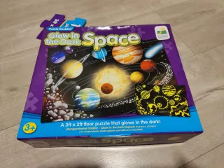 Puzzle Espacio 100 Piezas Brilla Oscuridad