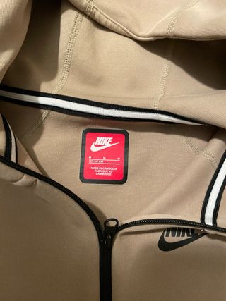 Conjunto Chándal Niño Nike Beige y Blanco