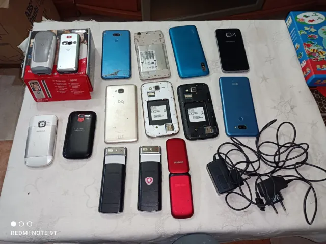 Lote móviles para piezas