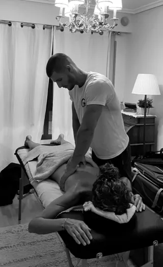 Masajes a domicilio en Donostia .