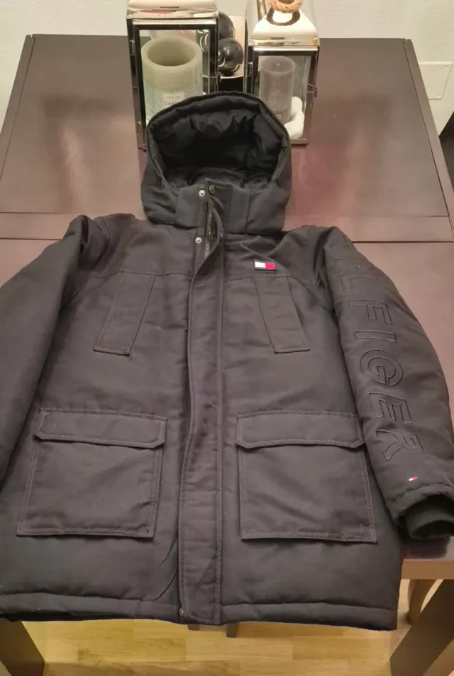 Trenca Tommy Hilfiger Negra