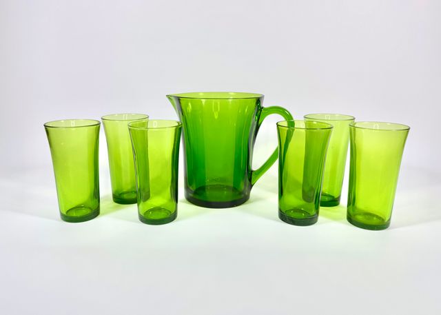 Juego Jarra y Vasos Duralex Verde