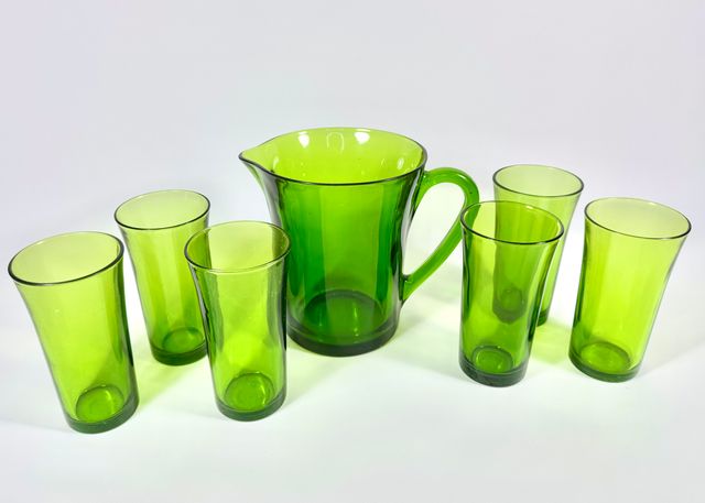 Juego Jarra y Vasos Duralex Verde