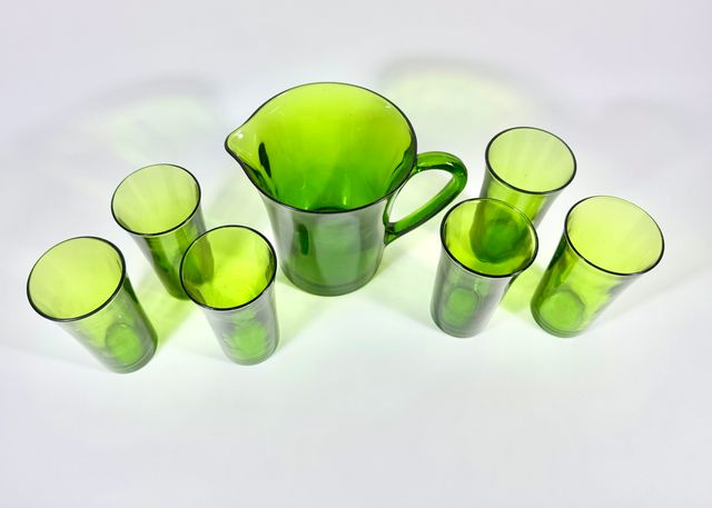 Juego Jarra y Vasos Duralex Verde