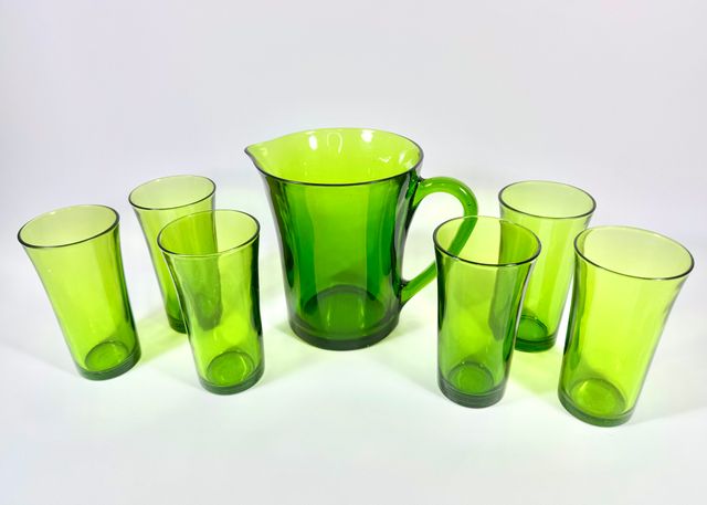 Juego Jarra y Vasos Duralex Verde
