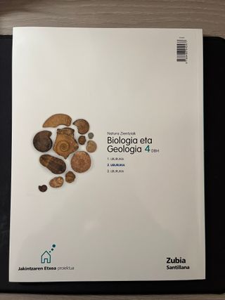 Biologia eta Geologia 4 DBH – Lote 3 liburuki