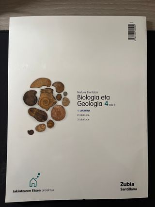 Biologia eta Geologia 4 DBH – Lote 3 liburuki