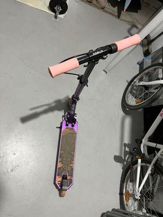 Patinete Oxelo MID5 Morado Niños