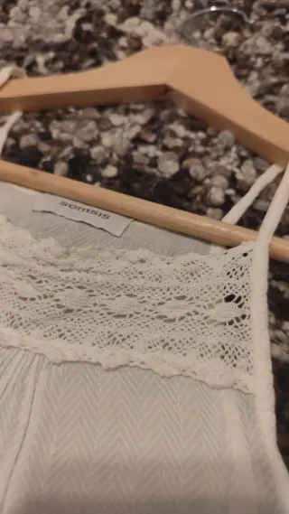 Blusa sin mangas blanca