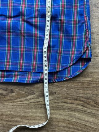 Camicia Tommy Hilfiger blu e rossa XS Regular Fit