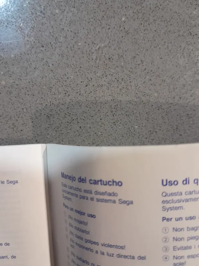 Manual Original Rainbow Islands SEGA