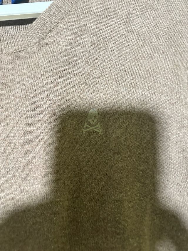 Jersey Scalpers M Marrón Algodón Cachemira